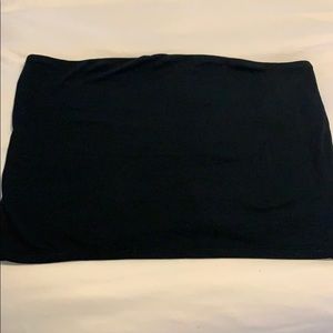 American Eagle black ribbed tube top